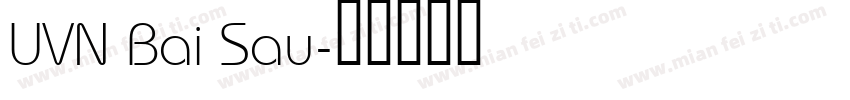 UVN Bai Sau字体转换